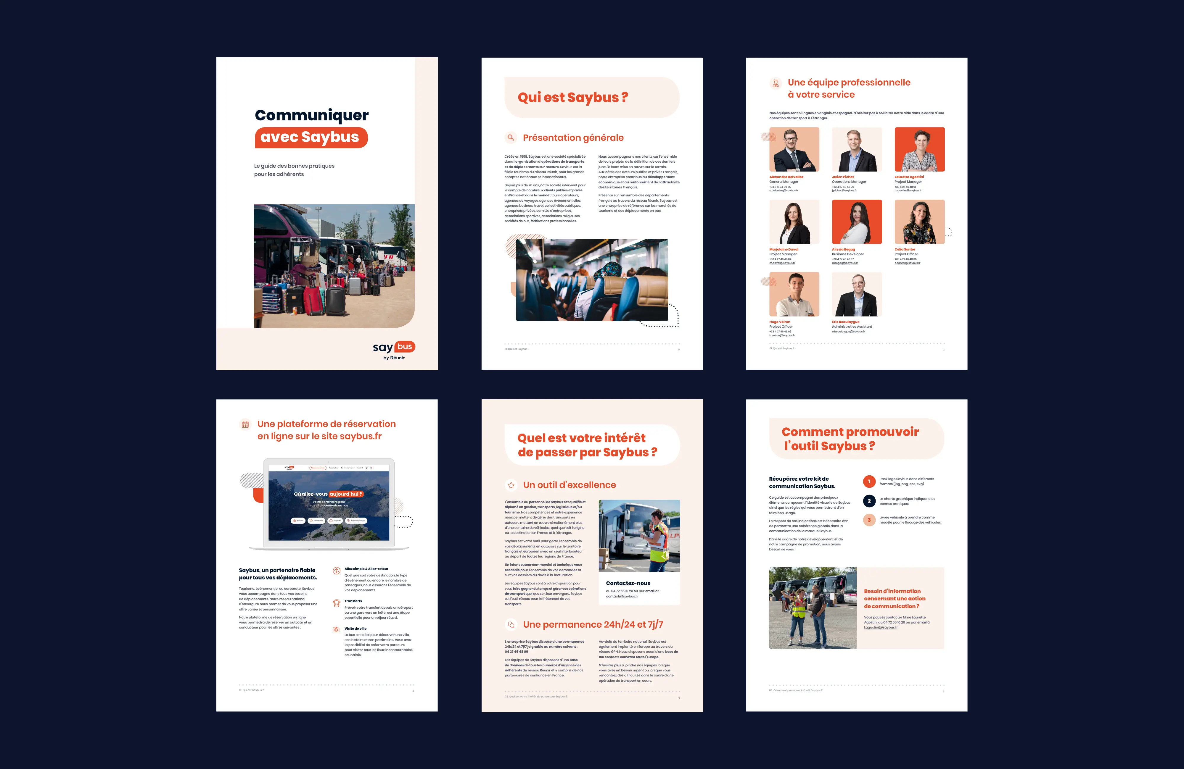 Aperçu de flyers et affiches Saybus