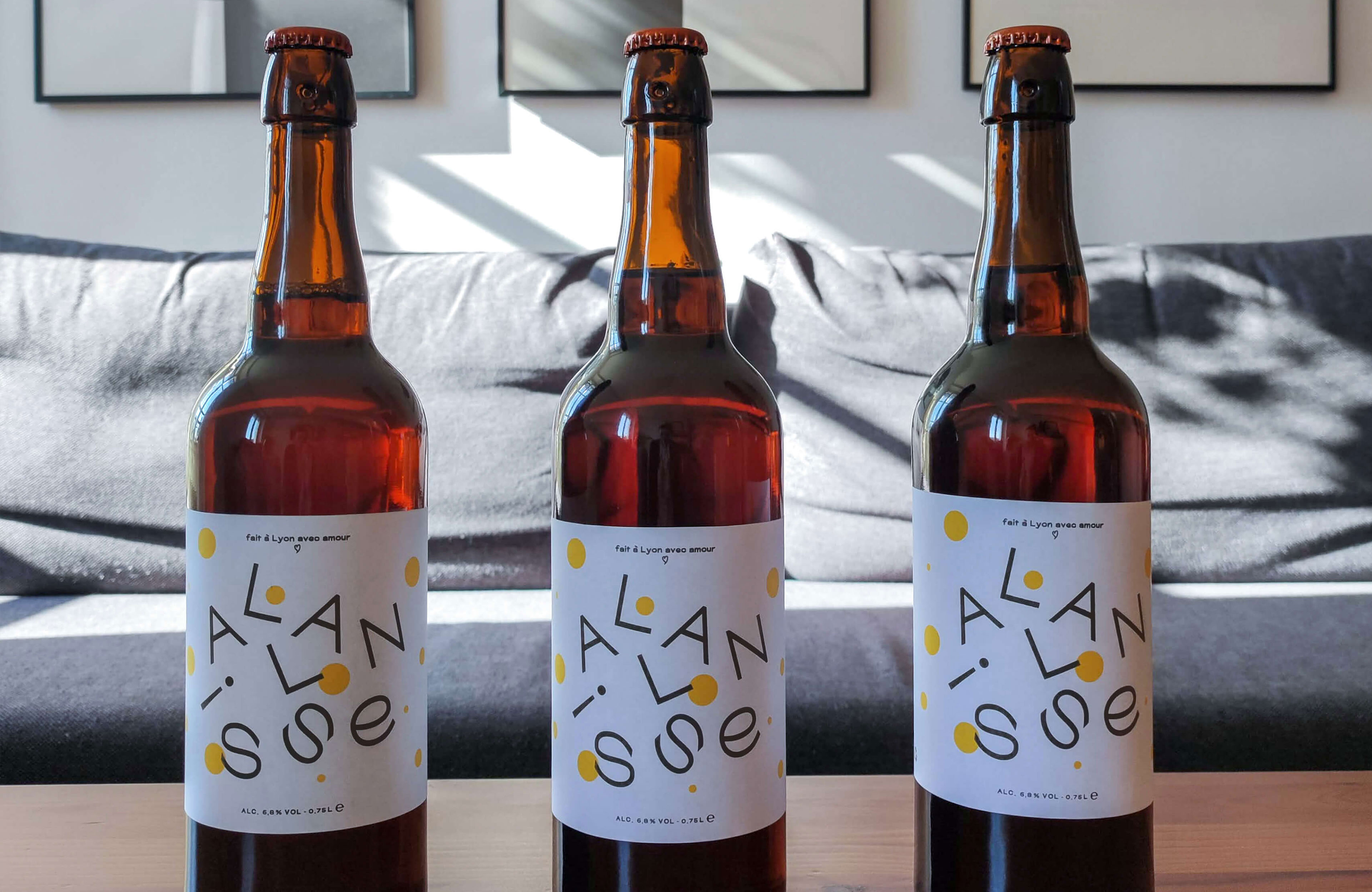 Étiquettes de bières personnalisées "Allanisse"