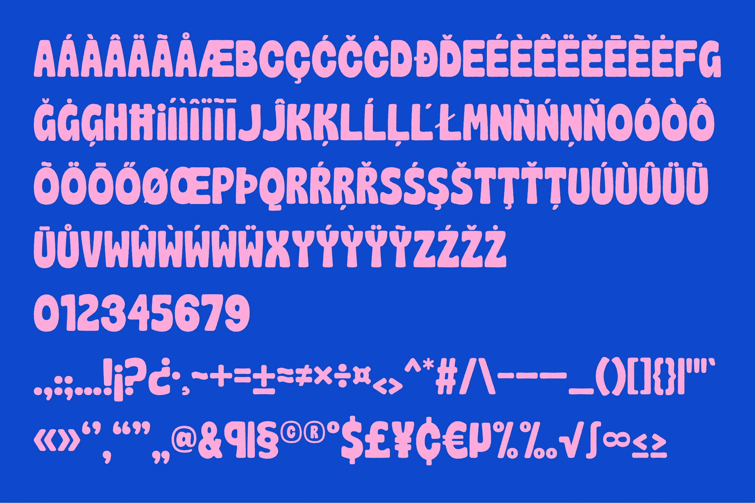 Typographie "FLEMME" par Clarisse Joly, a bold retro font.