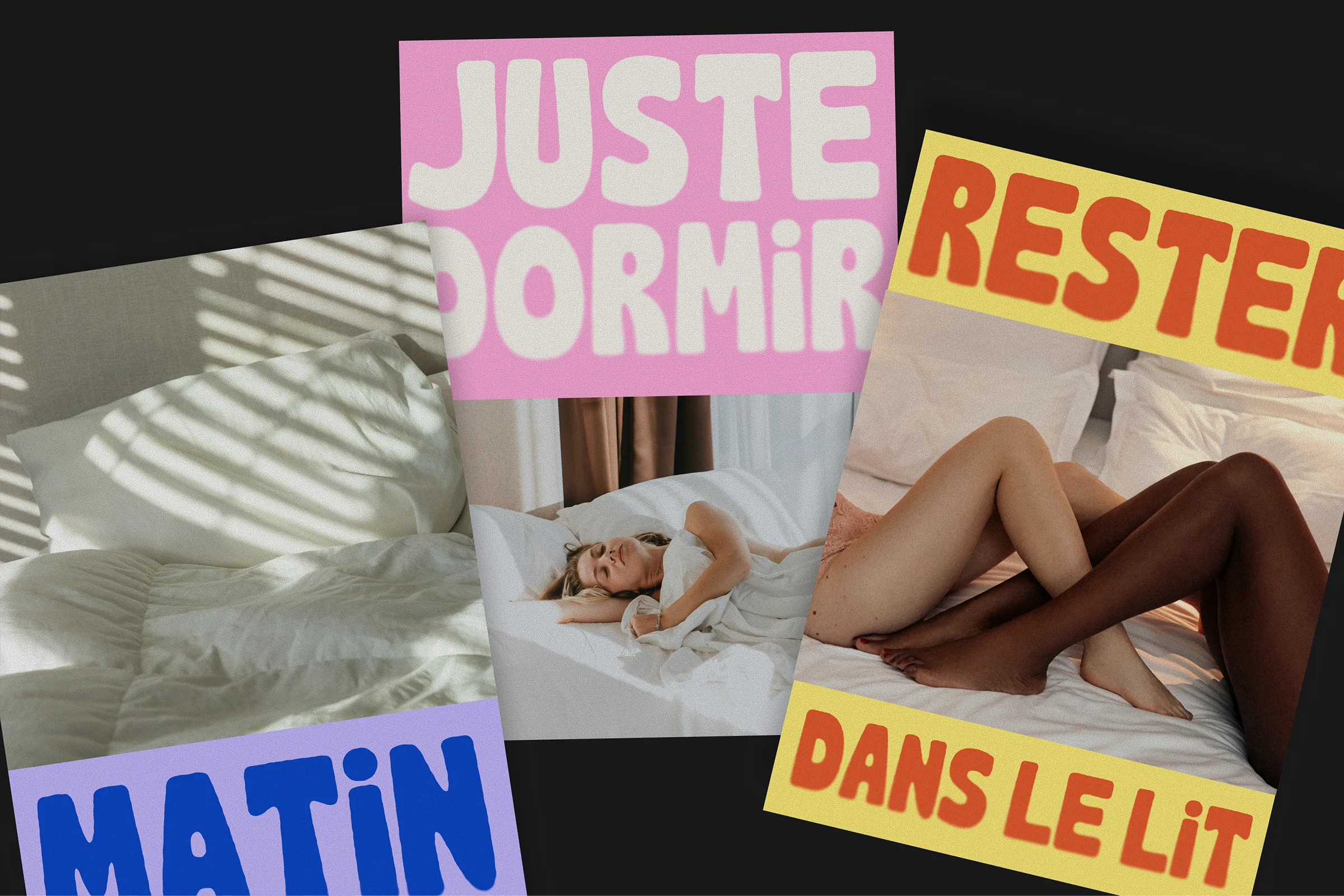 Typographie "FLEMME" par Clarisse Joly, a bold retro font.