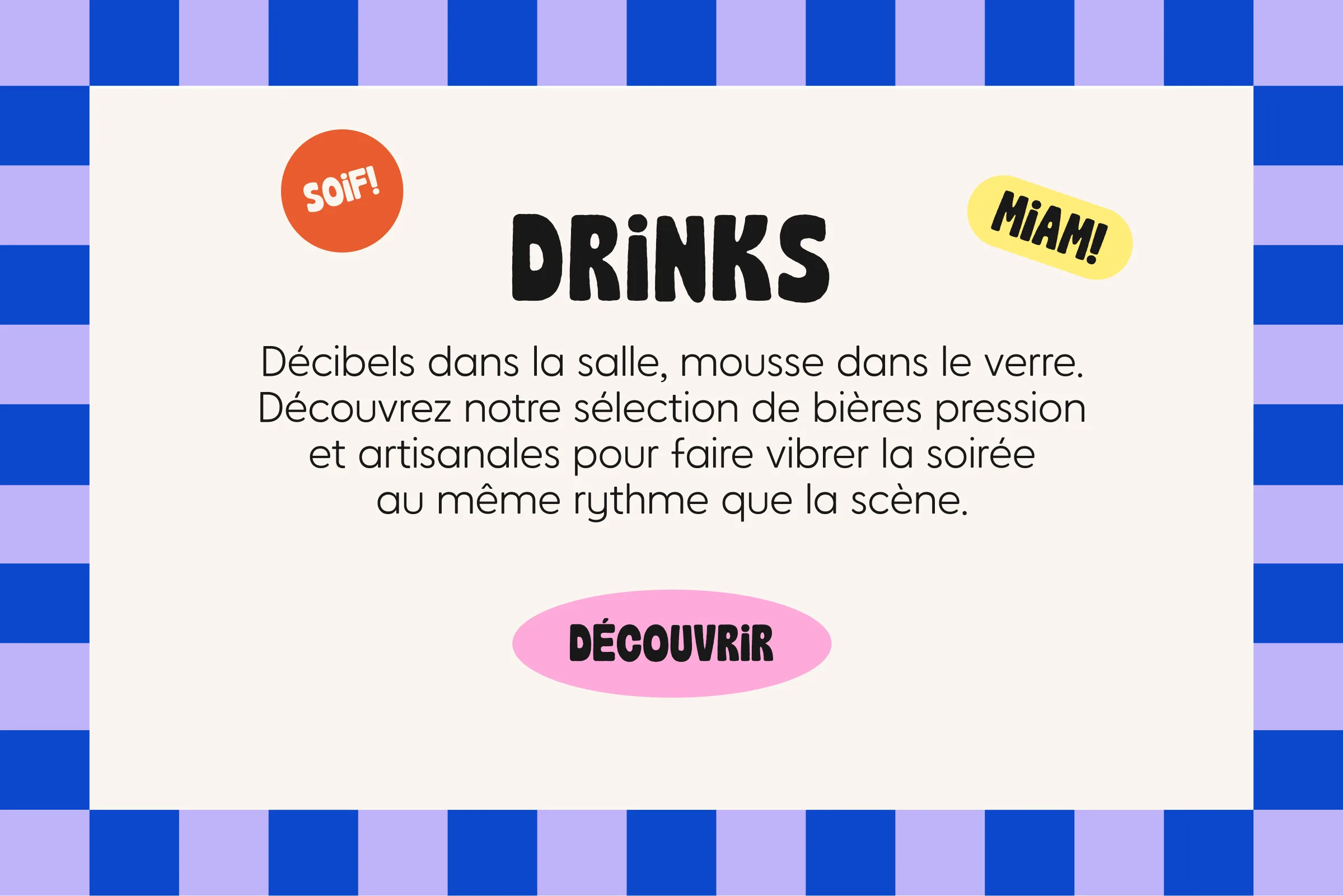 Typographie "FLEMME" par Clarisse Joly, a bold retro font.