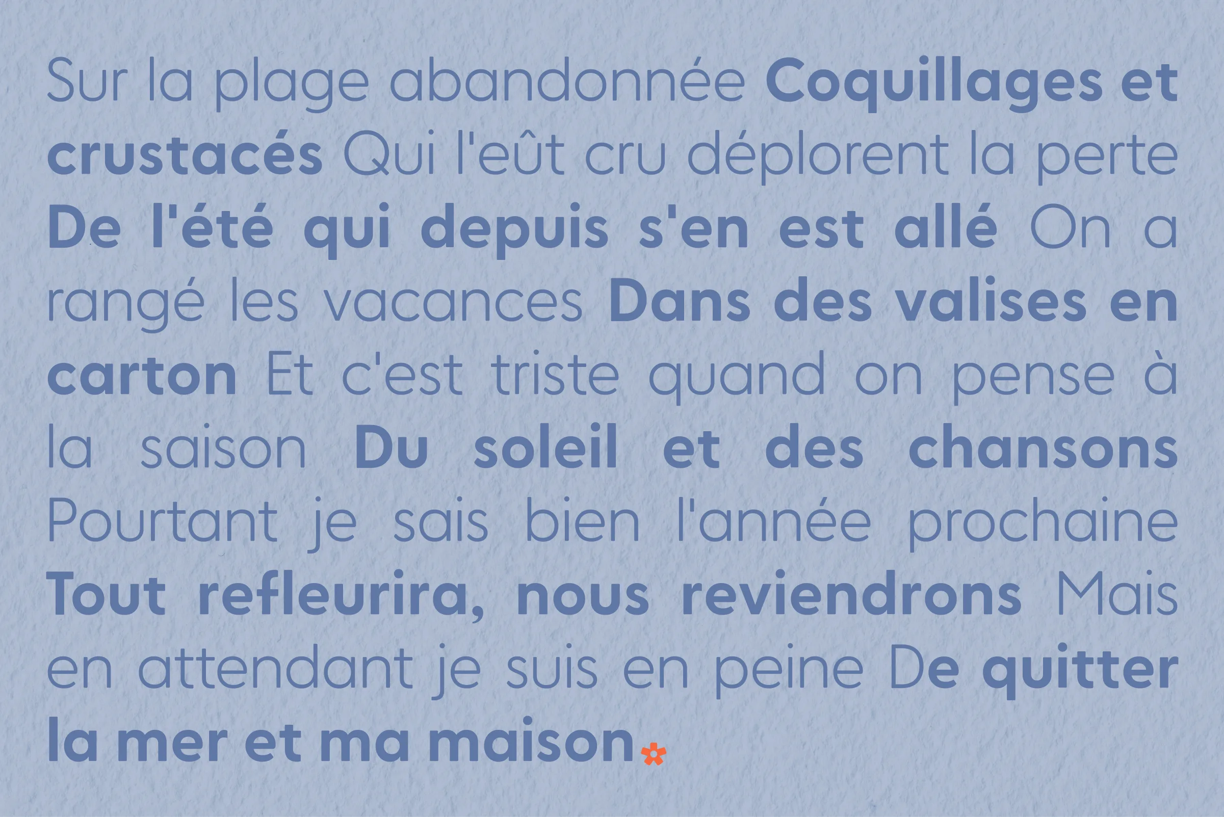Typographie "your soft dream" par Clarisse Joly, a geometric font family with round corners.
